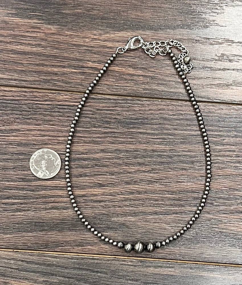 15" Polish Western Bead Necklace