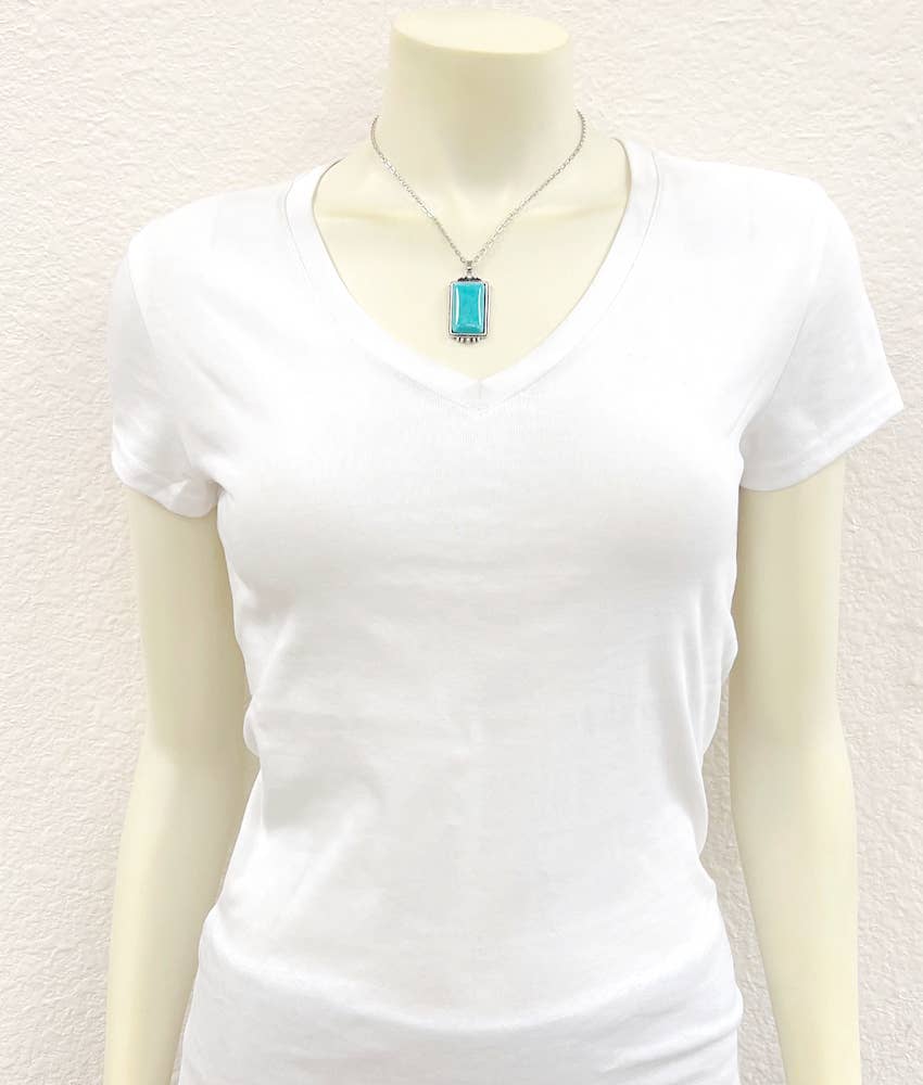 16" Turquoise Necklace