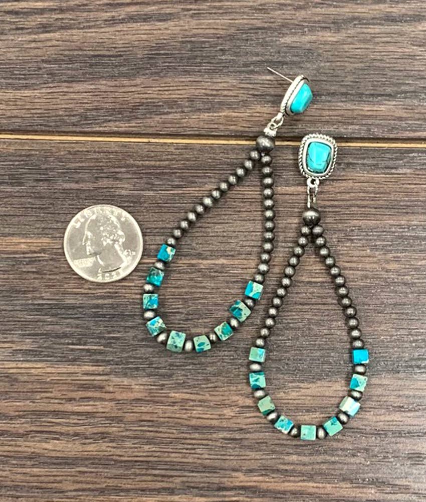 Western Gemstone Post Earrings