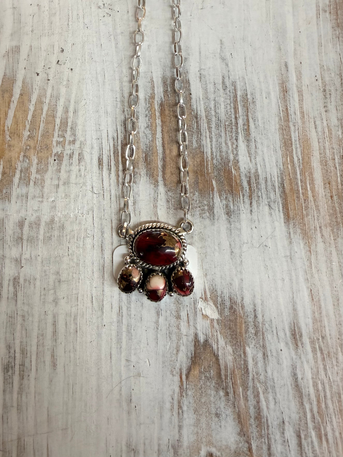 Dhalia Rose Half Cluster Necklace