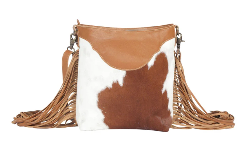 Raw Umber Hand-Tooled Bag