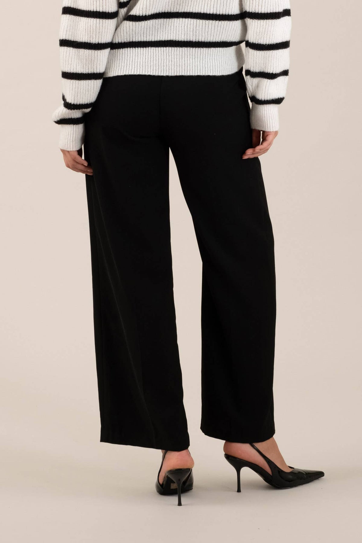 High Waist Wide Leg Dress Pants