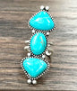 2" Western Turquoise Adjustable Band
