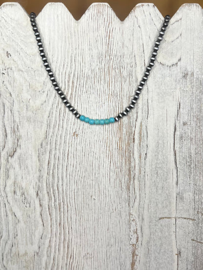 Western Navajo Bead Choker Necklace