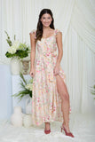 Floral Sleeveless Midi Dress