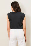 Chic Cotton Slub Sleeveless Bodysuit