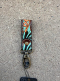 Leather Tooled Keychains