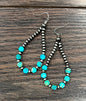 Western Hexa Gemstone Earrings