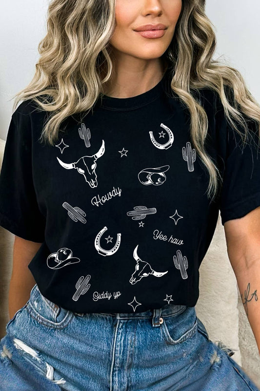 HOWDY WESTERN Print