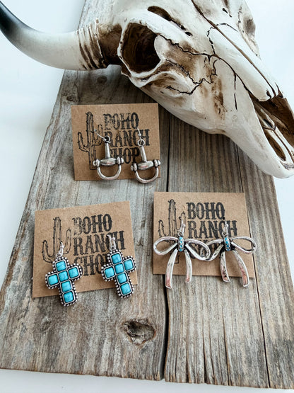 Western Dainty Dangle Earrings