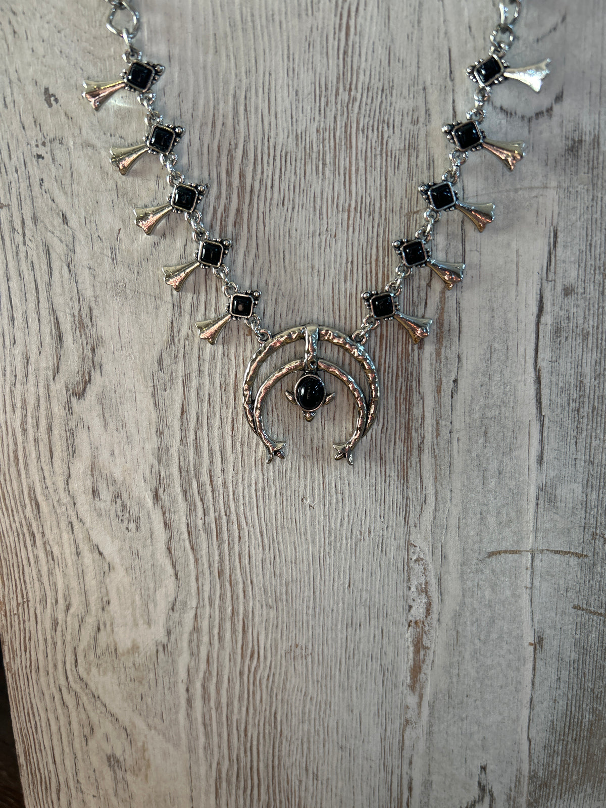 Princess Squash Blossom Necklace