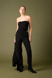 Stretch Waist Straight Fit Dress Pants
