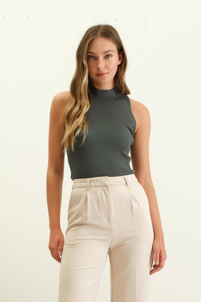 Sleeveless Knit Top