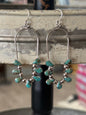 Turquoise Oval Naja Earring