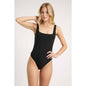 Double Layer Matte Sleeveless Square Neck Bodysuit