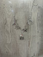 Silver Paperclip Charm Necklace