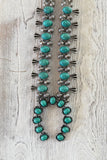Stone Squash Blossom Necklace