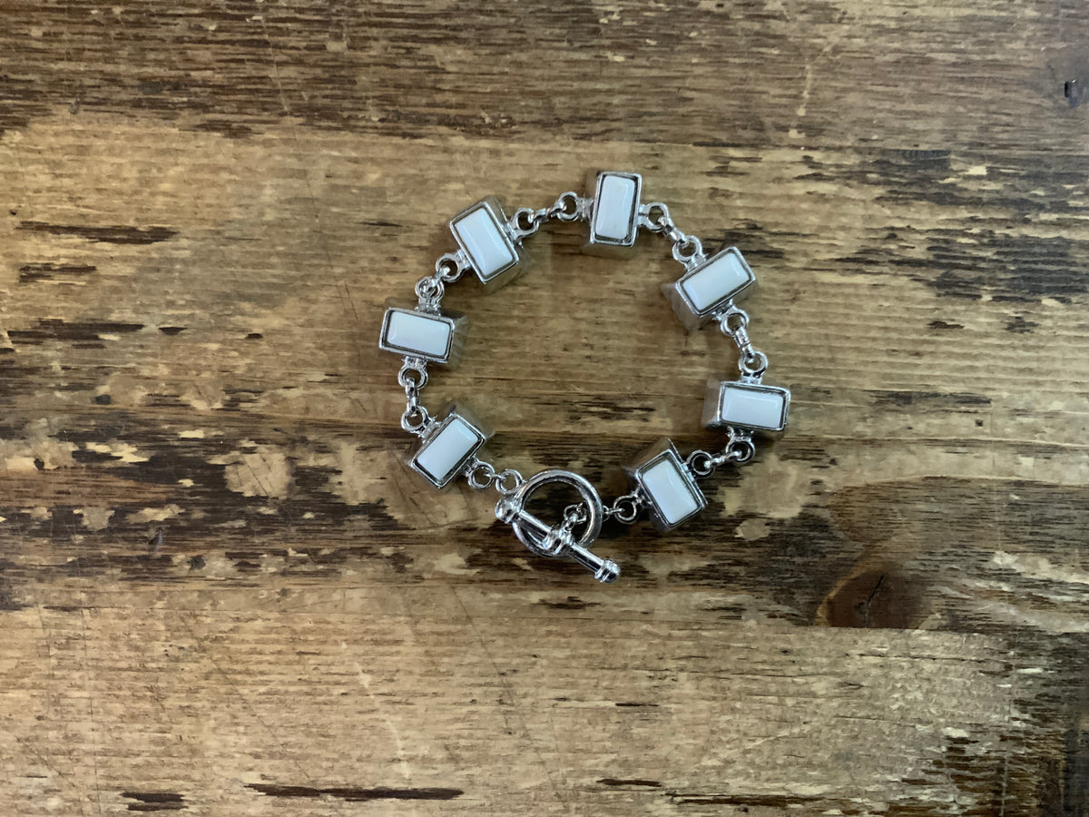 Rectangle Stone Bracelet