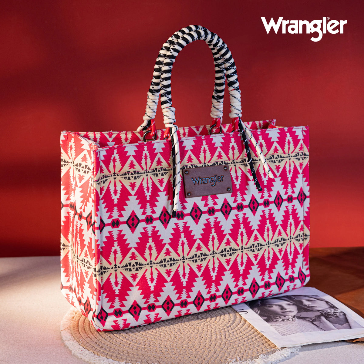 Wrangler Southwestern Wide Tote
