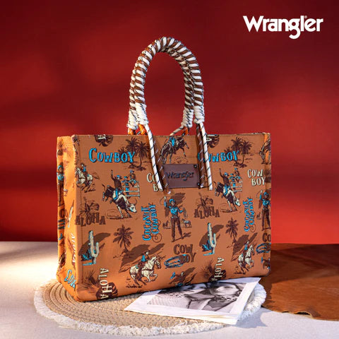 Wrangler Southwestern Wide Tote