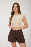 Simple Joys Short Sleeve Knit Top
