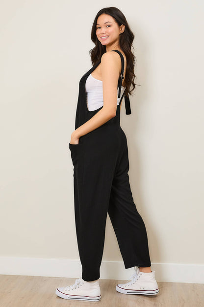 Double Scoop Neckline Women's Jumpsuit