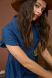 Chambray Button Down Shirt Dress