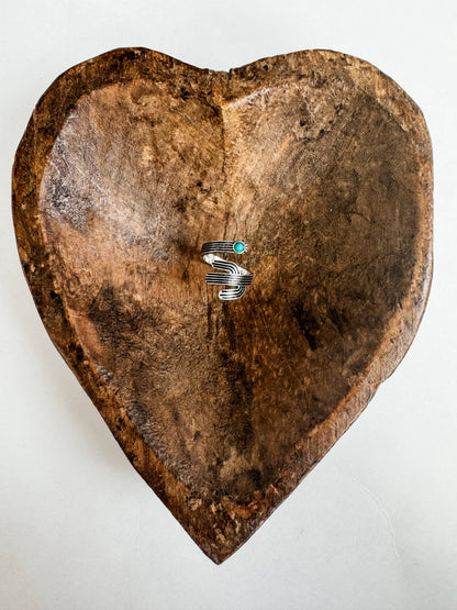 Western Cactus Shape Cuff Ring