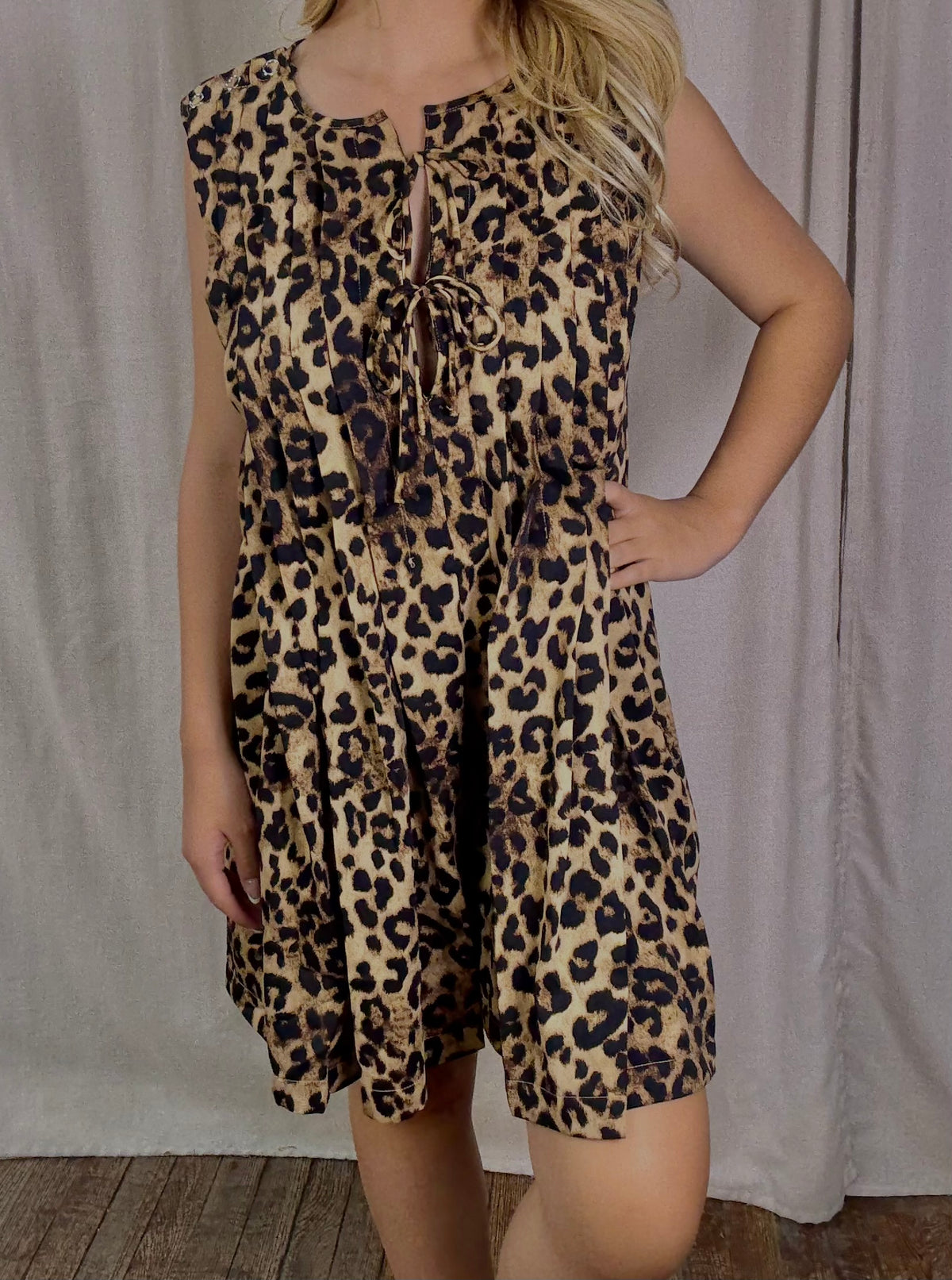 Leopard Romper
