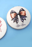 Travel Pocket Compact Bow Mirror