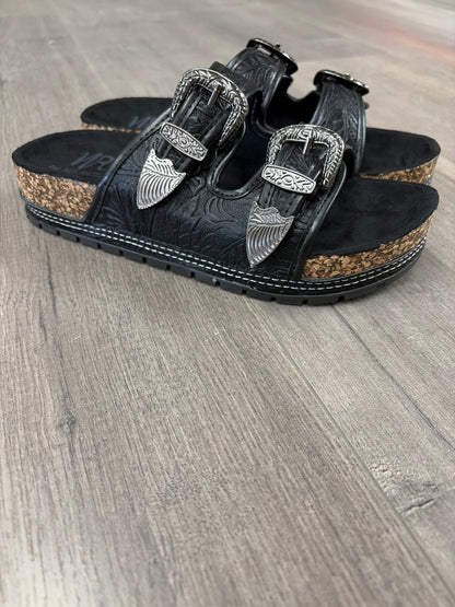 Morgana Dual Strap Western Sandal