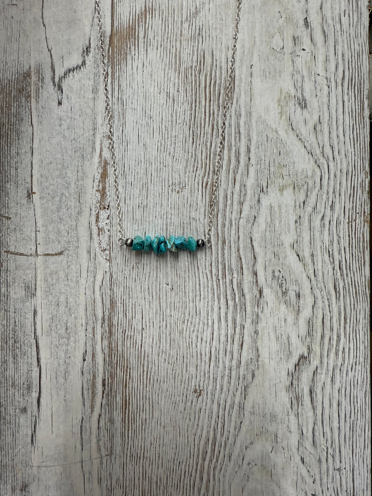 Bar Chip Stone Necklace - Western Pendant Necklace