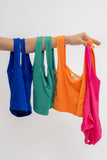 Cropped Square Neck Tank