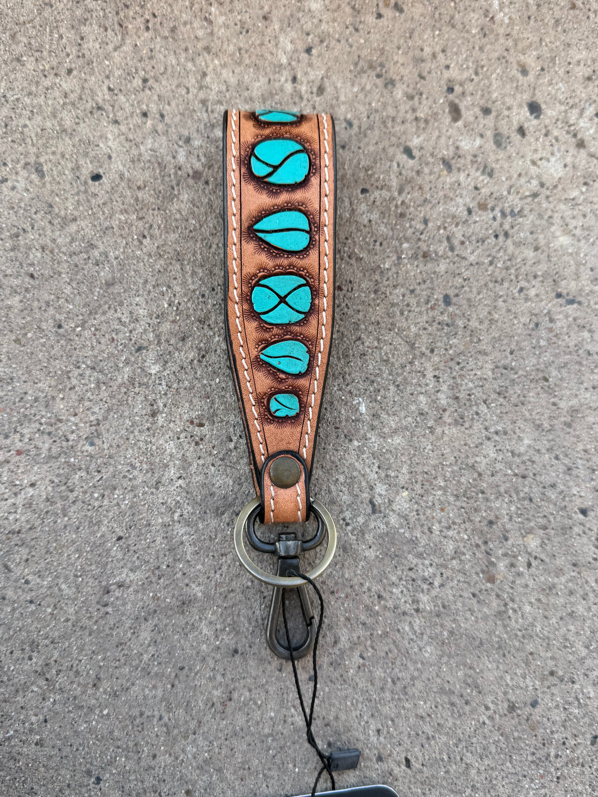 Leather Tooled Keychains