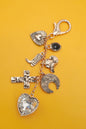 Bag Key Charm- Heart Cross Western Boot