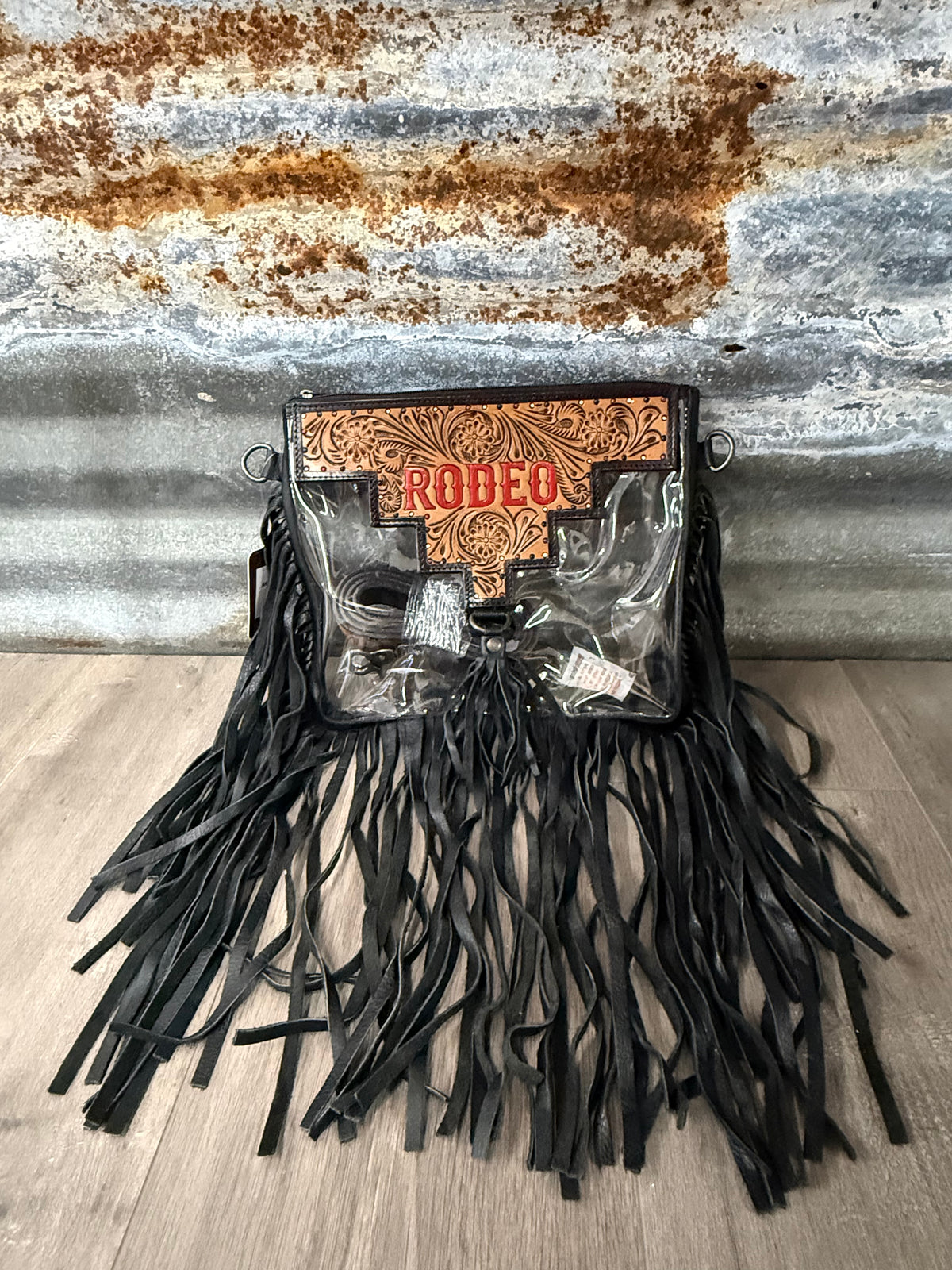 Rodeo Clear Fringe Bag