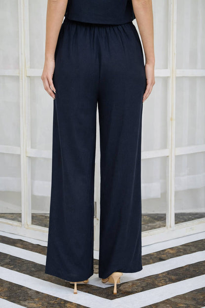 High Waist Linen Pants