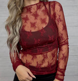 Lace Mesh Top