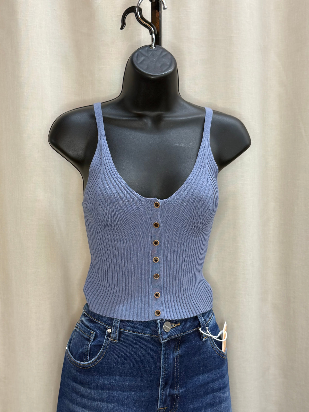 Matilda mock button cami