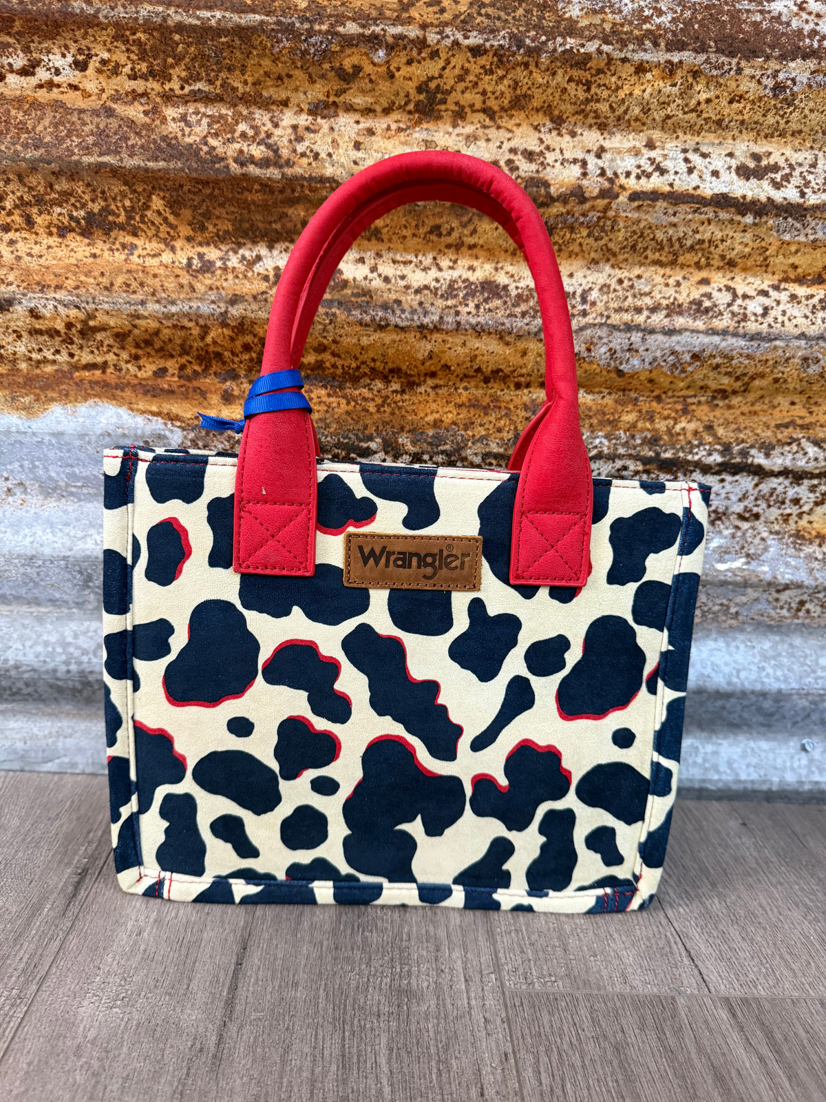 Wrangler Cow Print Concealed Carry Tote/Crossbody