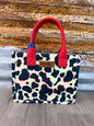 Wrangler Cow Print Concealed Carry Tote/Crossbody