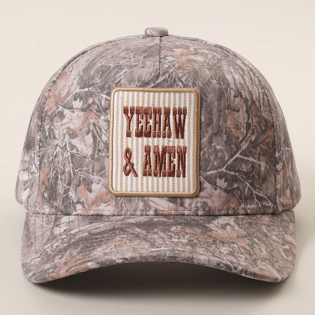 YEEHAW & AMEN Trucker Hat