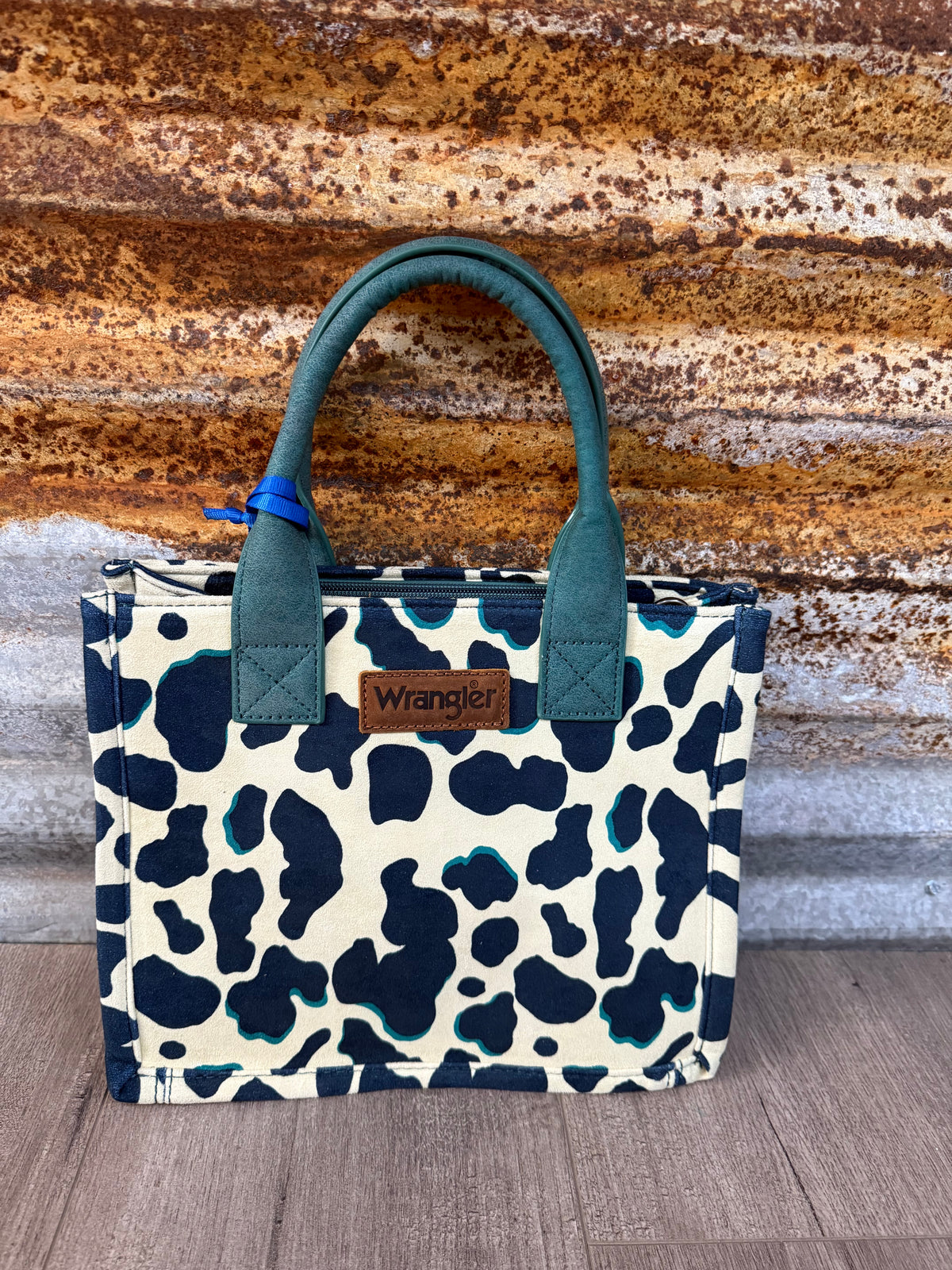 Wrangler Cow Print Concealed Carry Tote/Crossbody