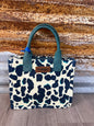 Wrangler Cow Print Concealed Carry Tote/Crossbody