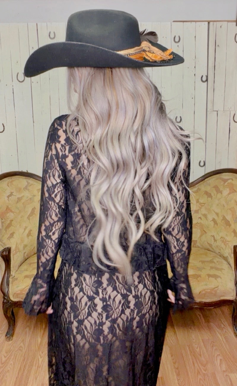 Ruffle Front Tie Duster