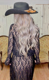 Ruffle Front Tie Duster