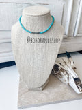 Western Navajo Style Bead Choker Necklace