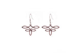 Western Boot Stitch Dangle Earrings