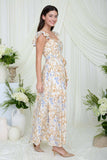 Floral Sleeveless Midi Dress