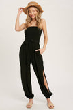 Strapless Harem Jumpsuit